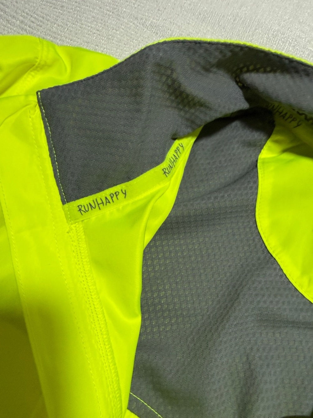 Brooks Neon Yellow Reflective Running Jacket - Picture 10 of 15